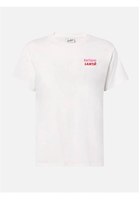 T-shirt Donna con stampa SAINT BARTH | EMI0002 EMILIE W003791I FATEMI SANTA 10 EMB